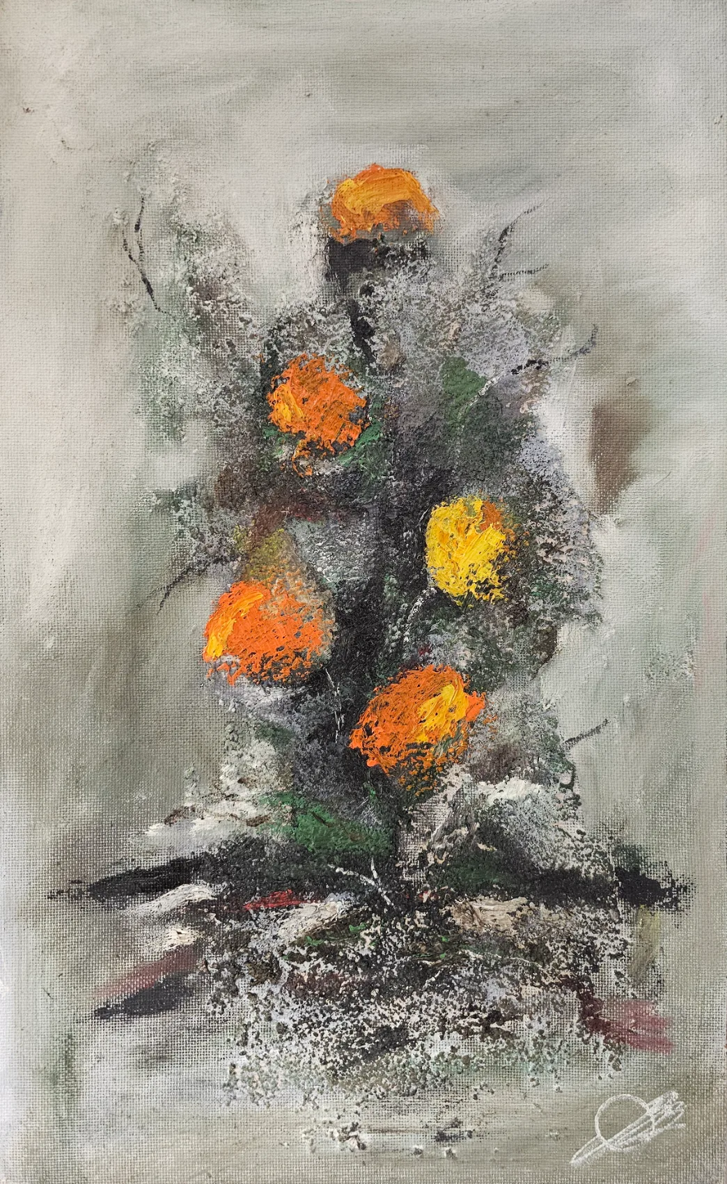Orange flowers