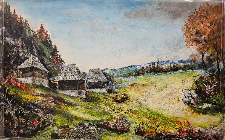 Stare srpske kuće u planini